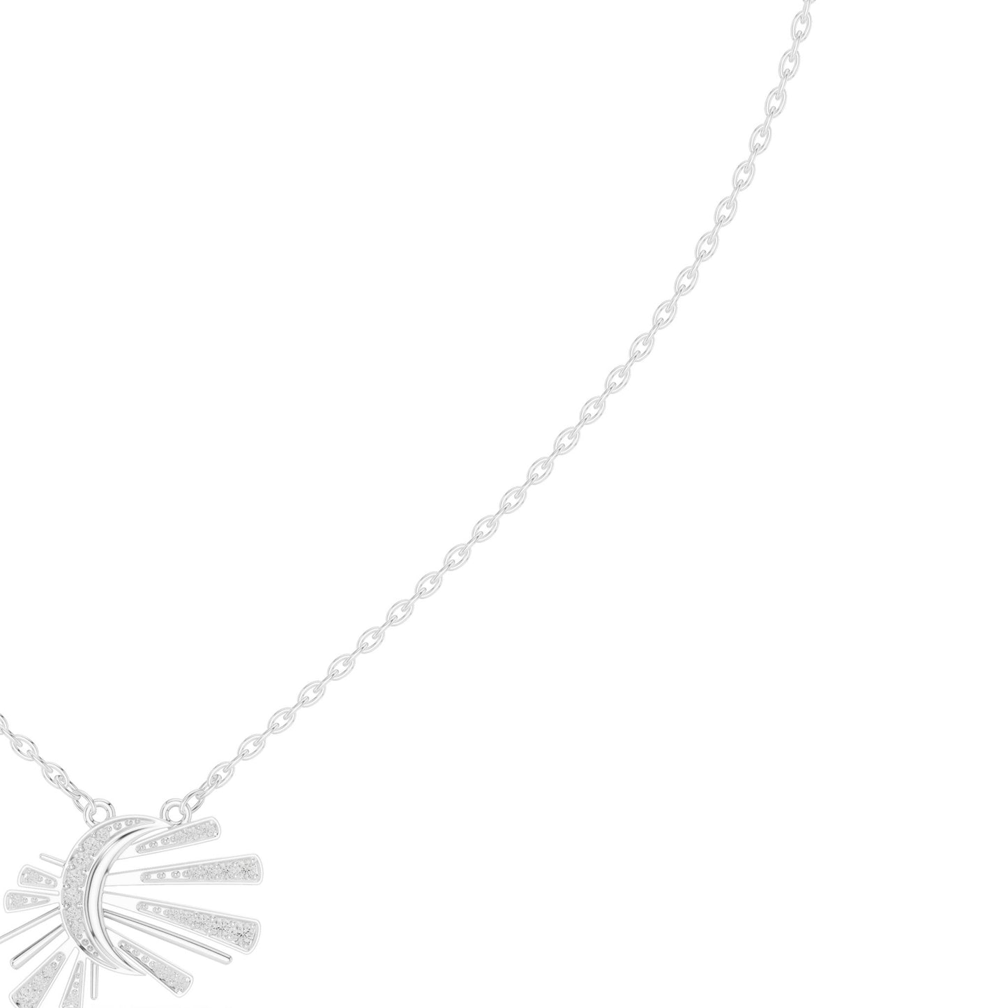 Round Lab Grown Diamond Pendant