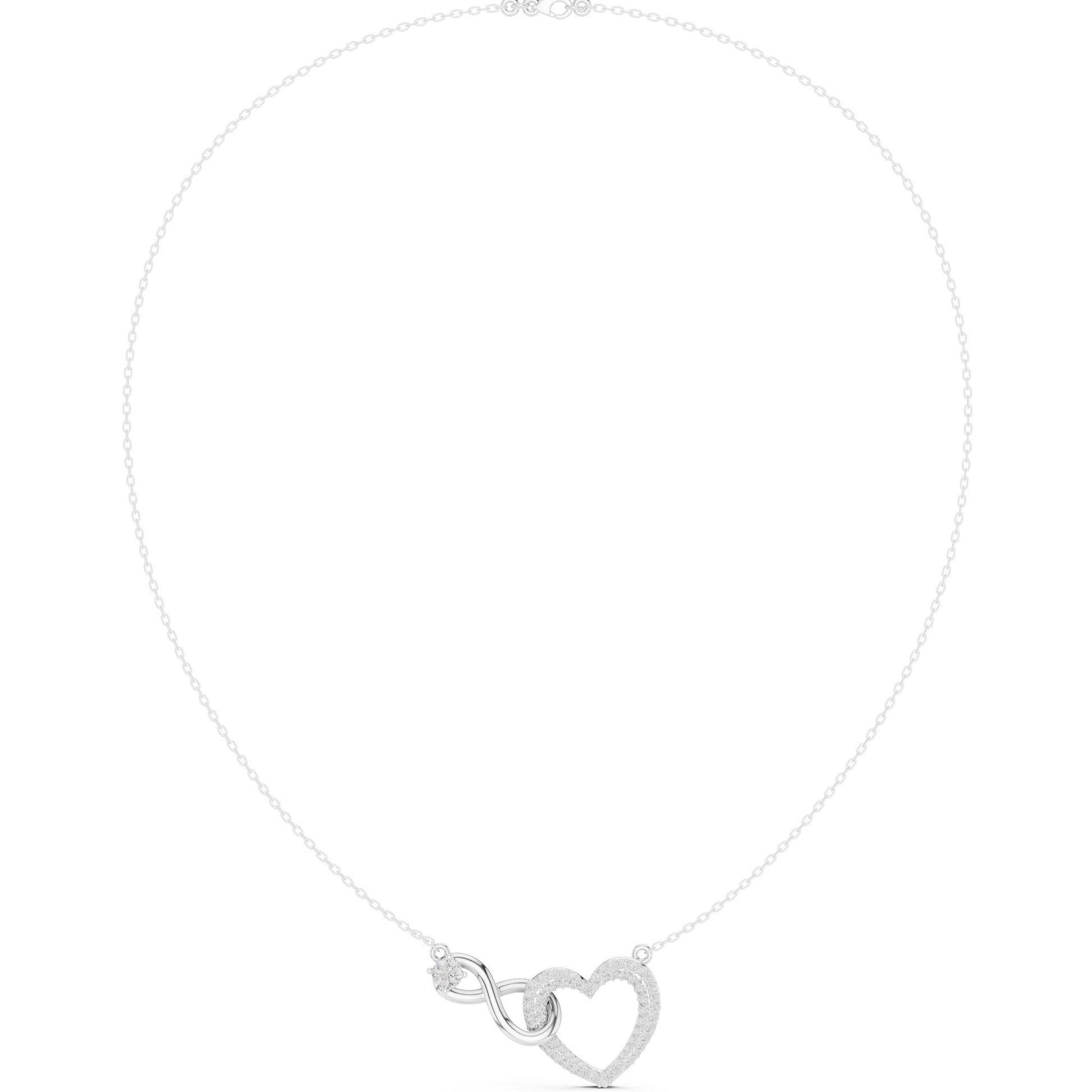Round Lab Grown Diamond Pendant