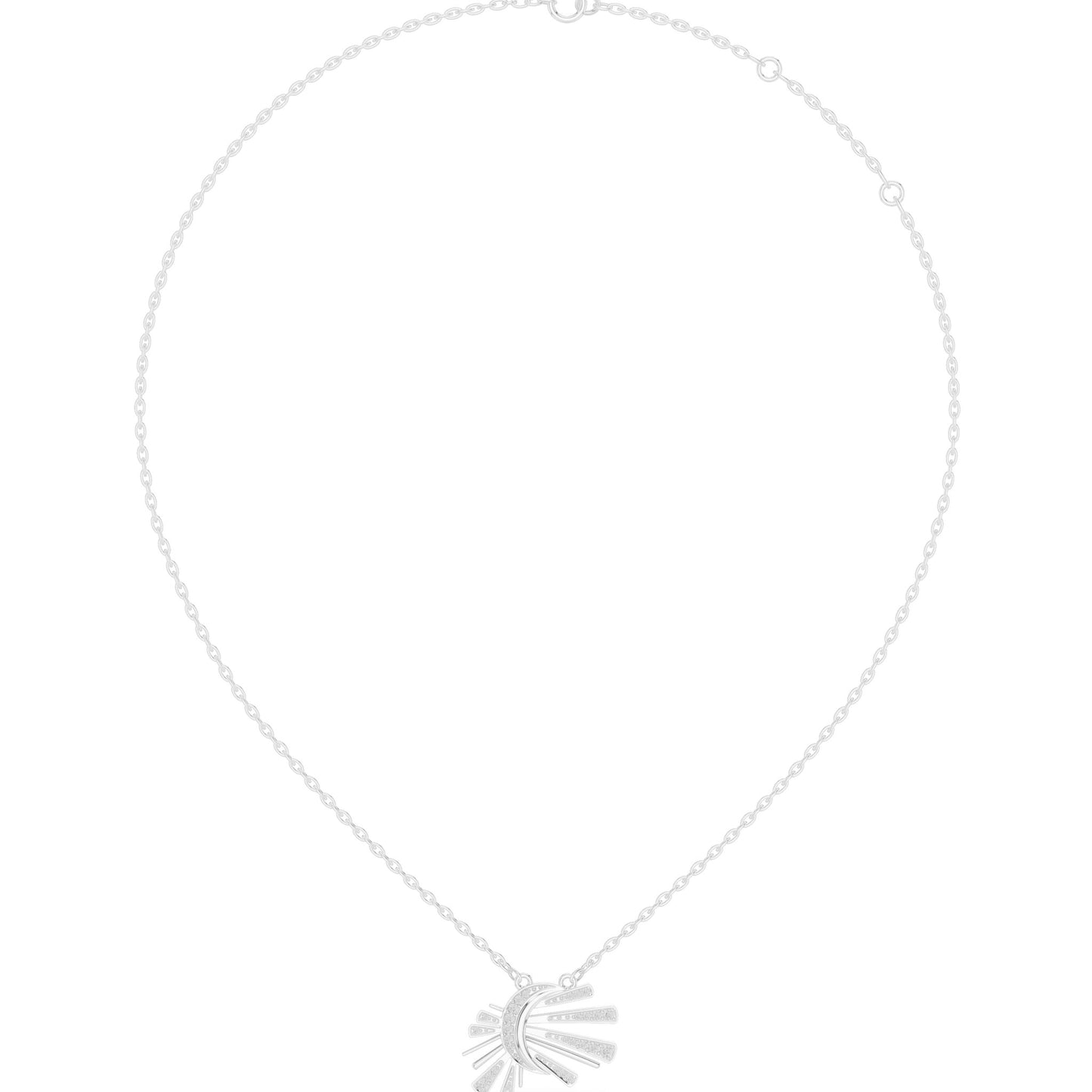 Round Lab Grown Diamond Pendant