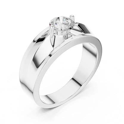 Men's Round Lab Grown Diamond Ring