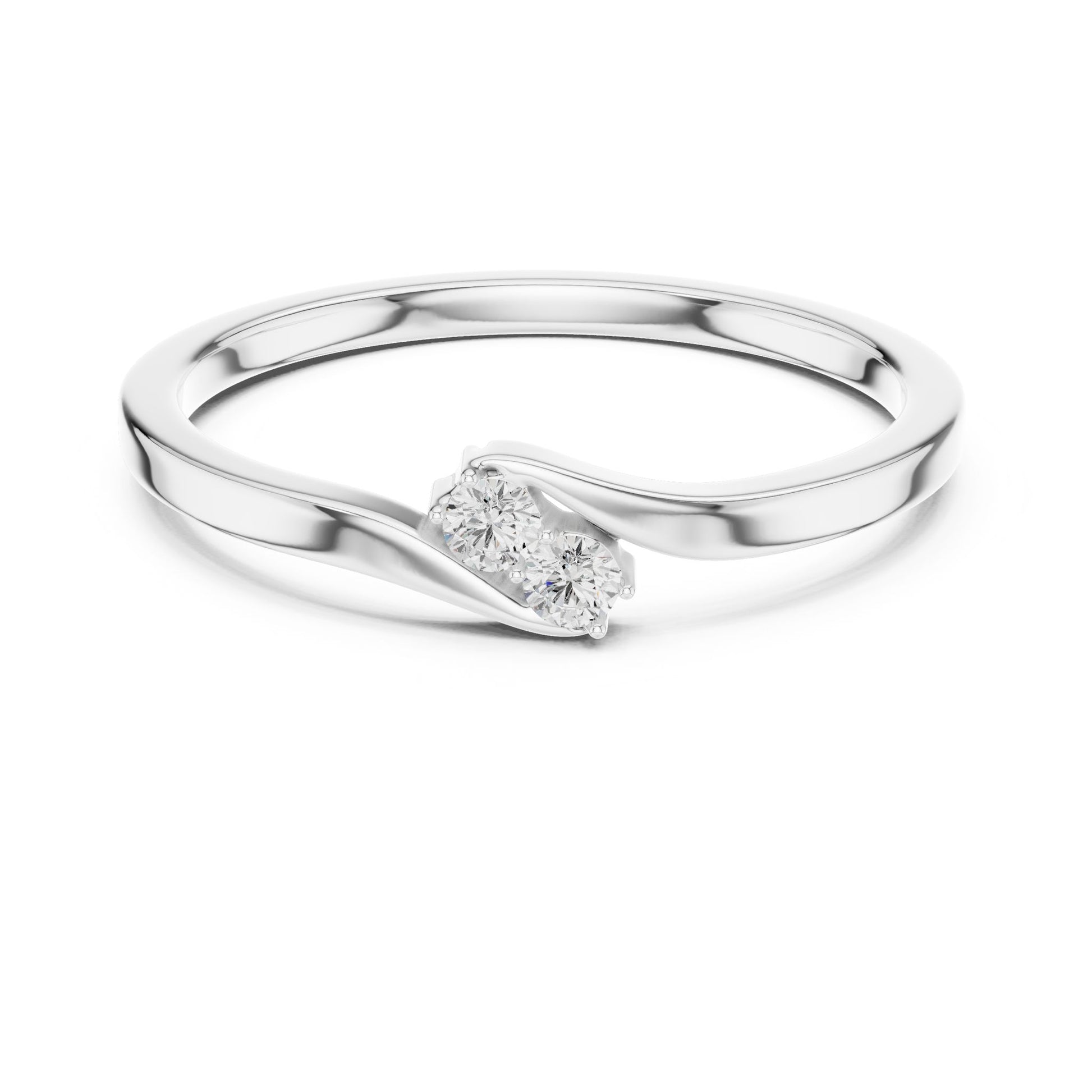 Women's Round Lab Grown Diamond Ring