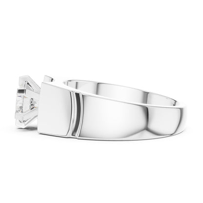Men's Round Lab Grown Diamond Ring