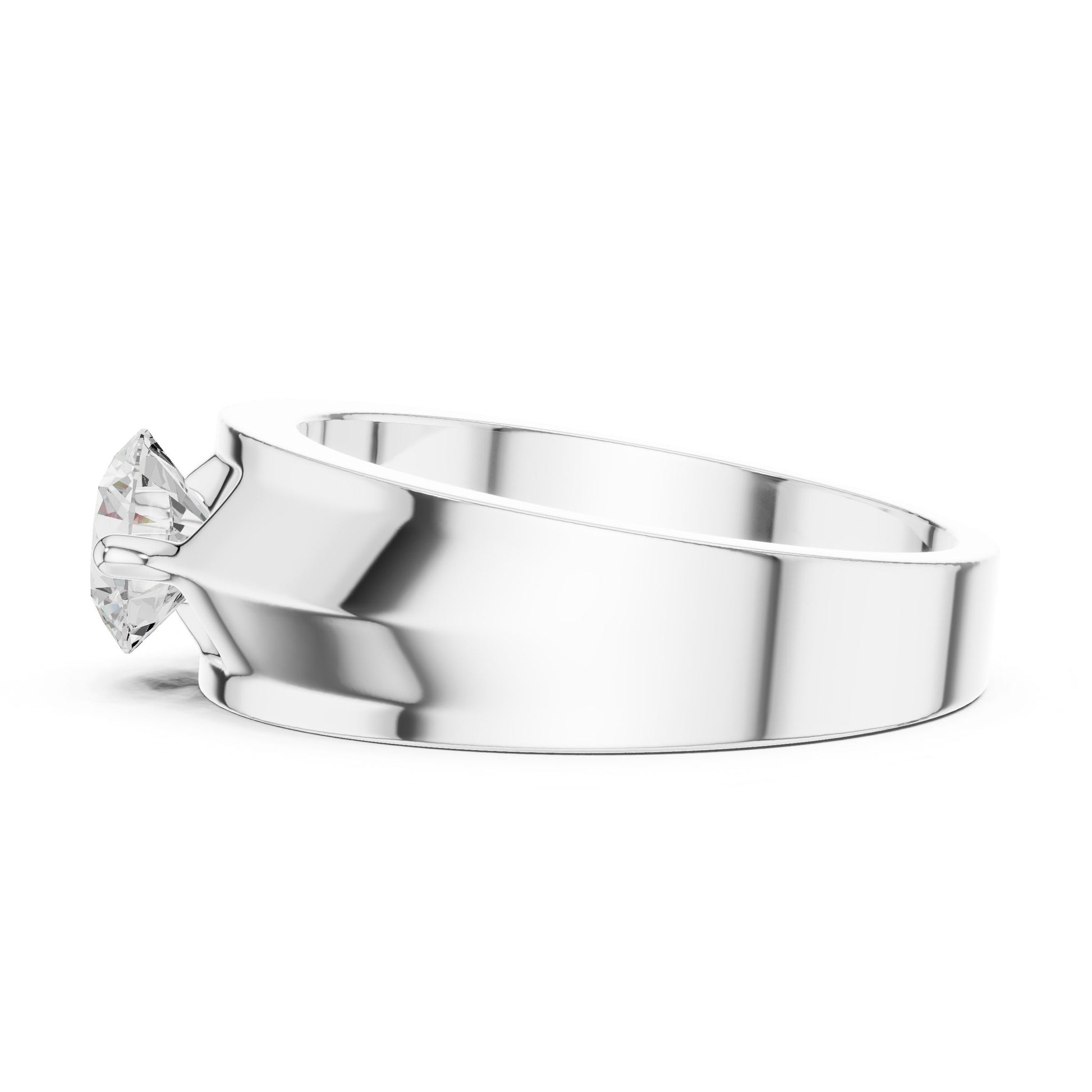 Men's Round Lab Grown Diamond Ring