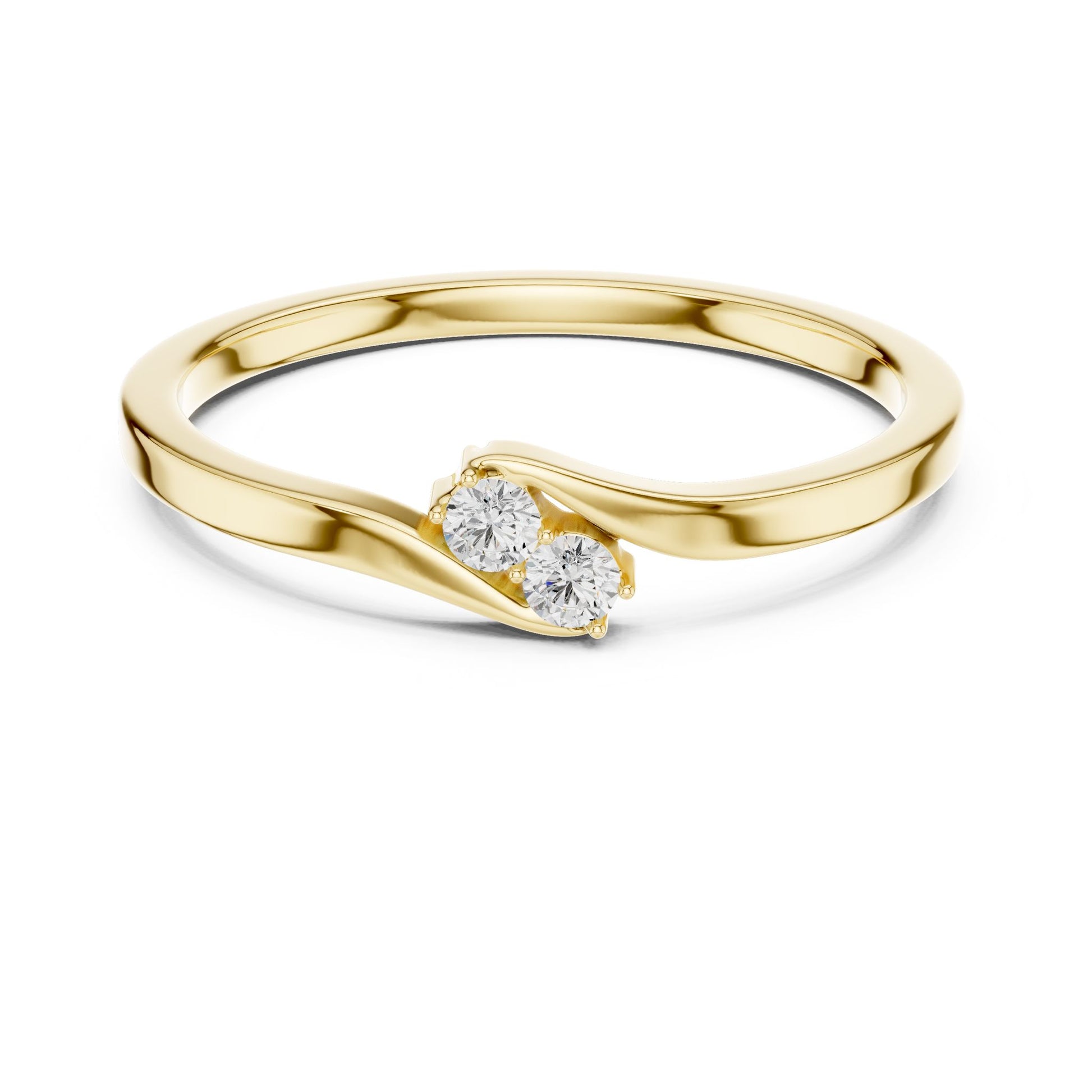 Women's Round Lab Grown Diamond Ring