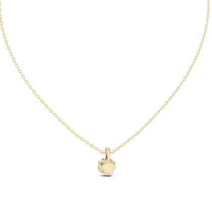 Round Lab Grown Diamond Pendant