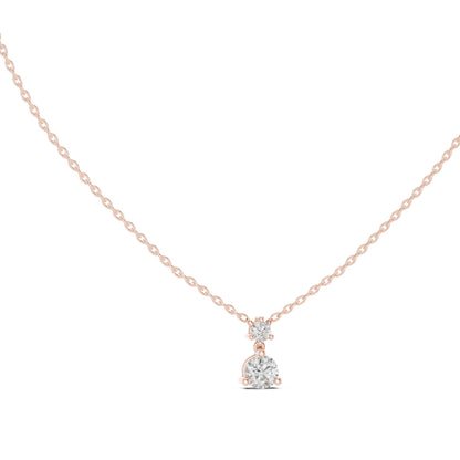 Round Lab Grown Diamond Pendant