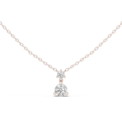Round Lab Grown Diamond Pendant