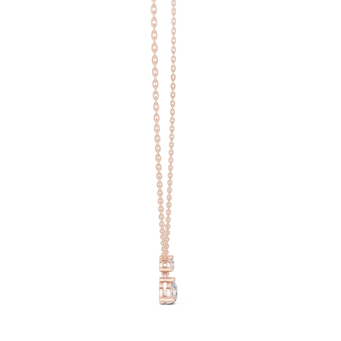 Round Lab Grown Diamond Pendant