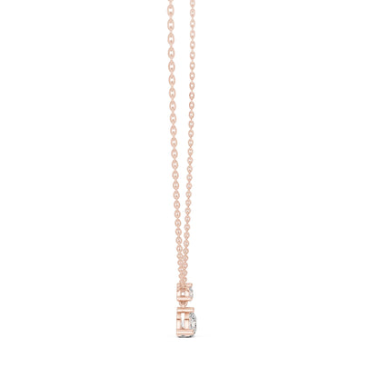 Round Lab Grown Diamond Pendant