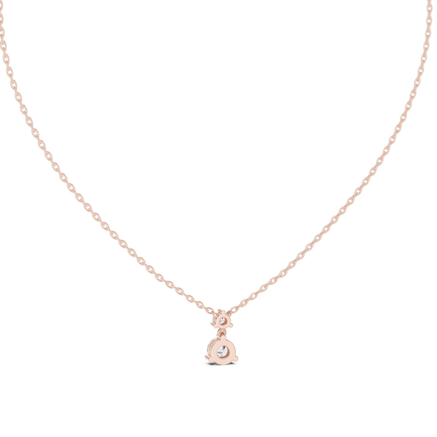 Round Lab Grown Diamond Pendant