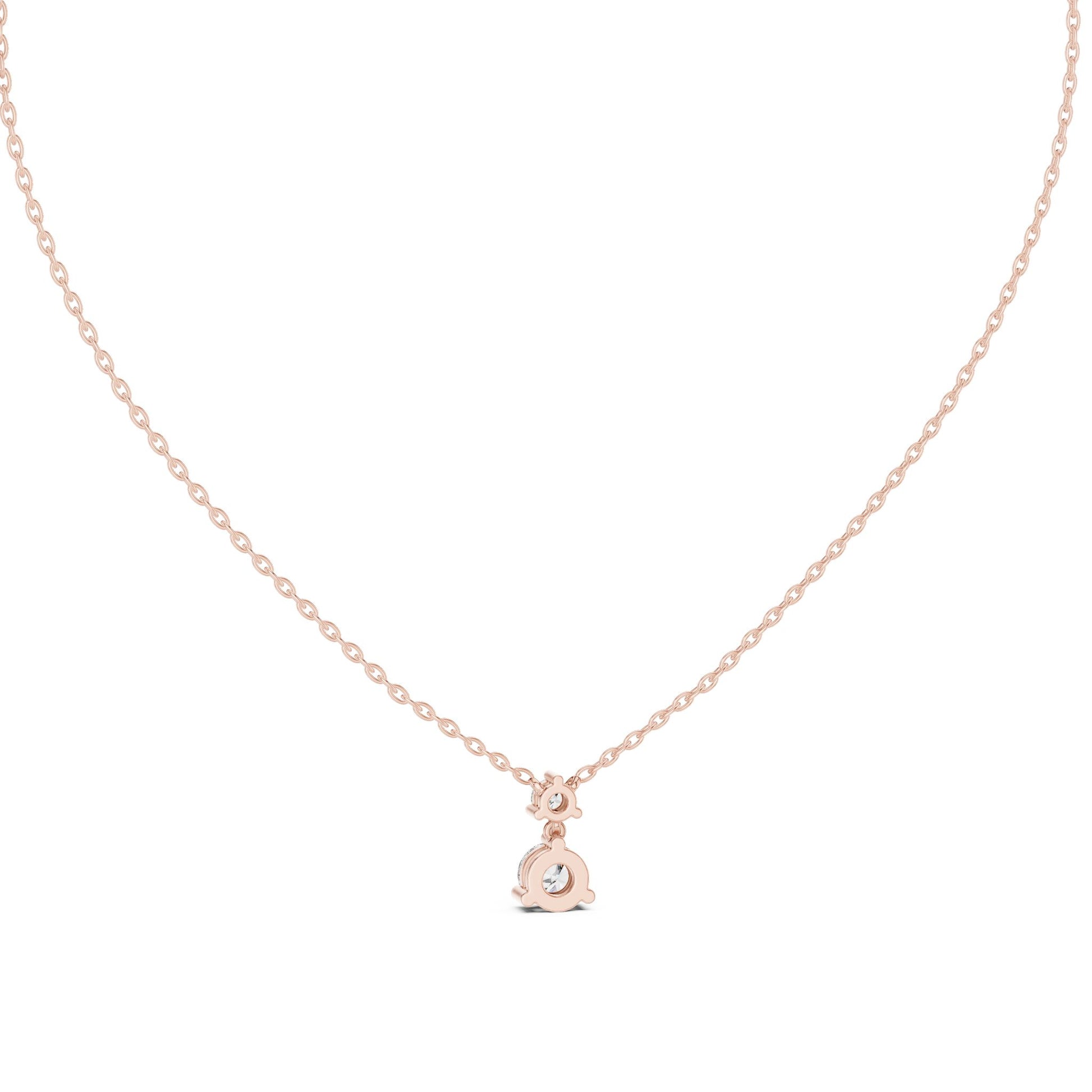 Round Lab Grown Diamond Pendant