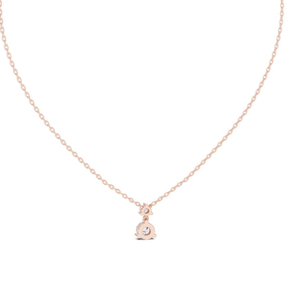 Round Lab Grown Diamond Pendant