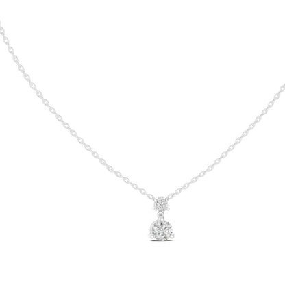 Round Lab Grown Diamond Pendant