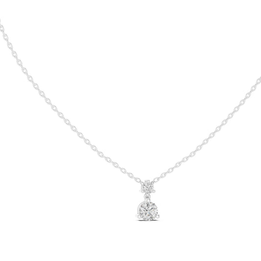 Round Lab Grown Diamond Pendant