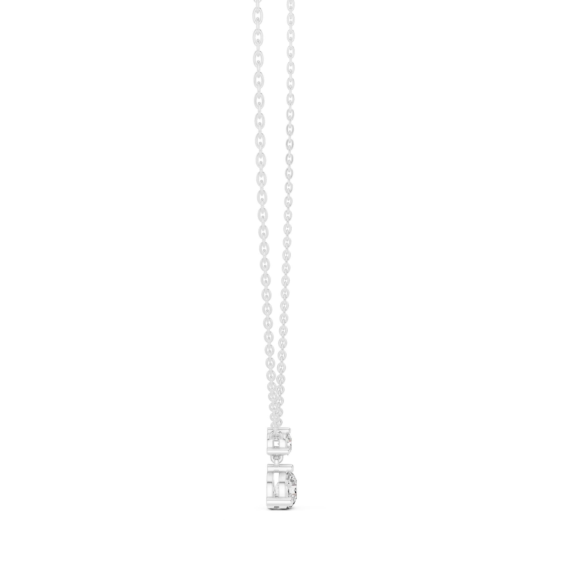 Round Lab Grown Diamond Pendant