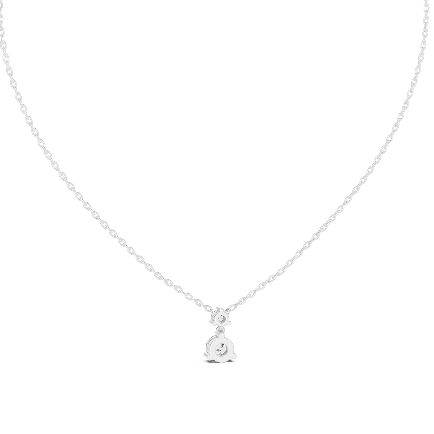 Round Lab Grown Diamond Pendant