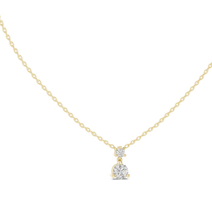 Round Lab Grown Diamond Pendant