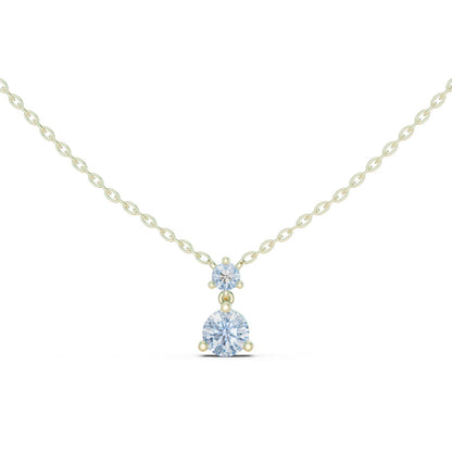 Round Lab Grown Diamond Pendant