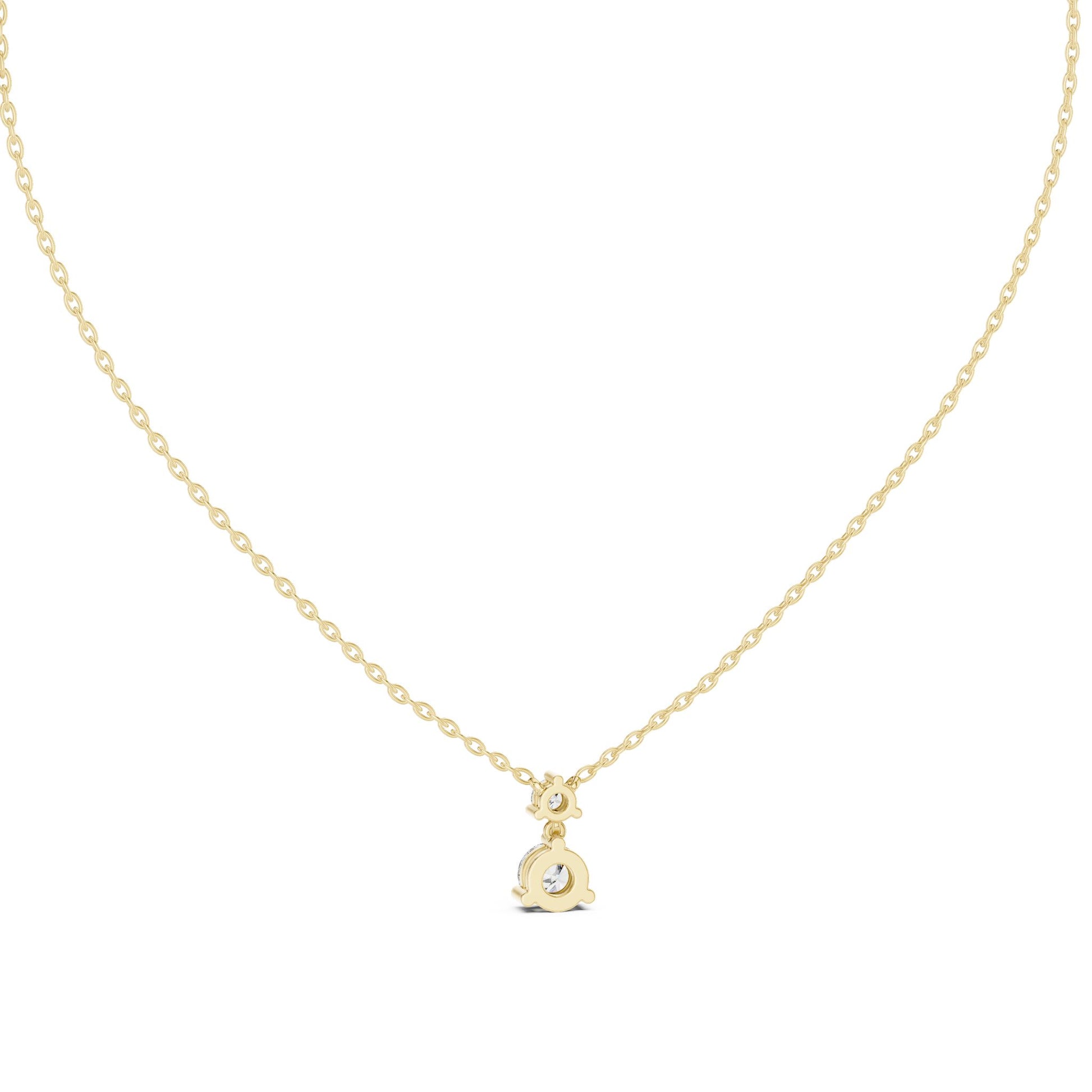 Round Lab Grown Diamond Pendant