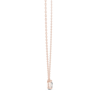 Round Lab Grown Diamond Three-Stone Pendant