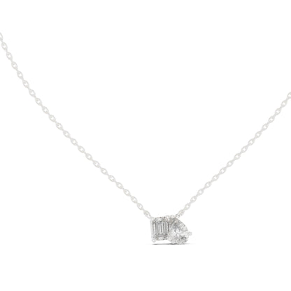 Round Lab Grown Diamond Three-Stone Pendant