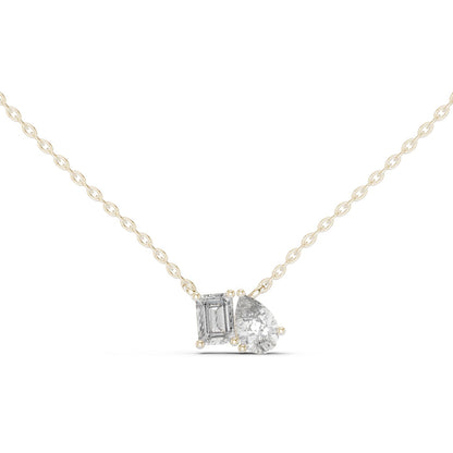 Round Lab Grown Diamond Three-Stone Pendant