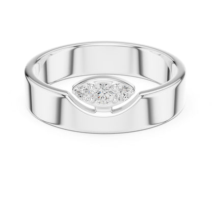 Women's Round Lab Grown Diamond Three-Stone Ring