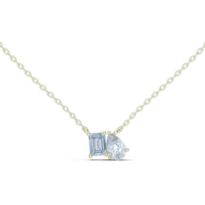 Round Lab Grown Diamond Three-Stone Pendant