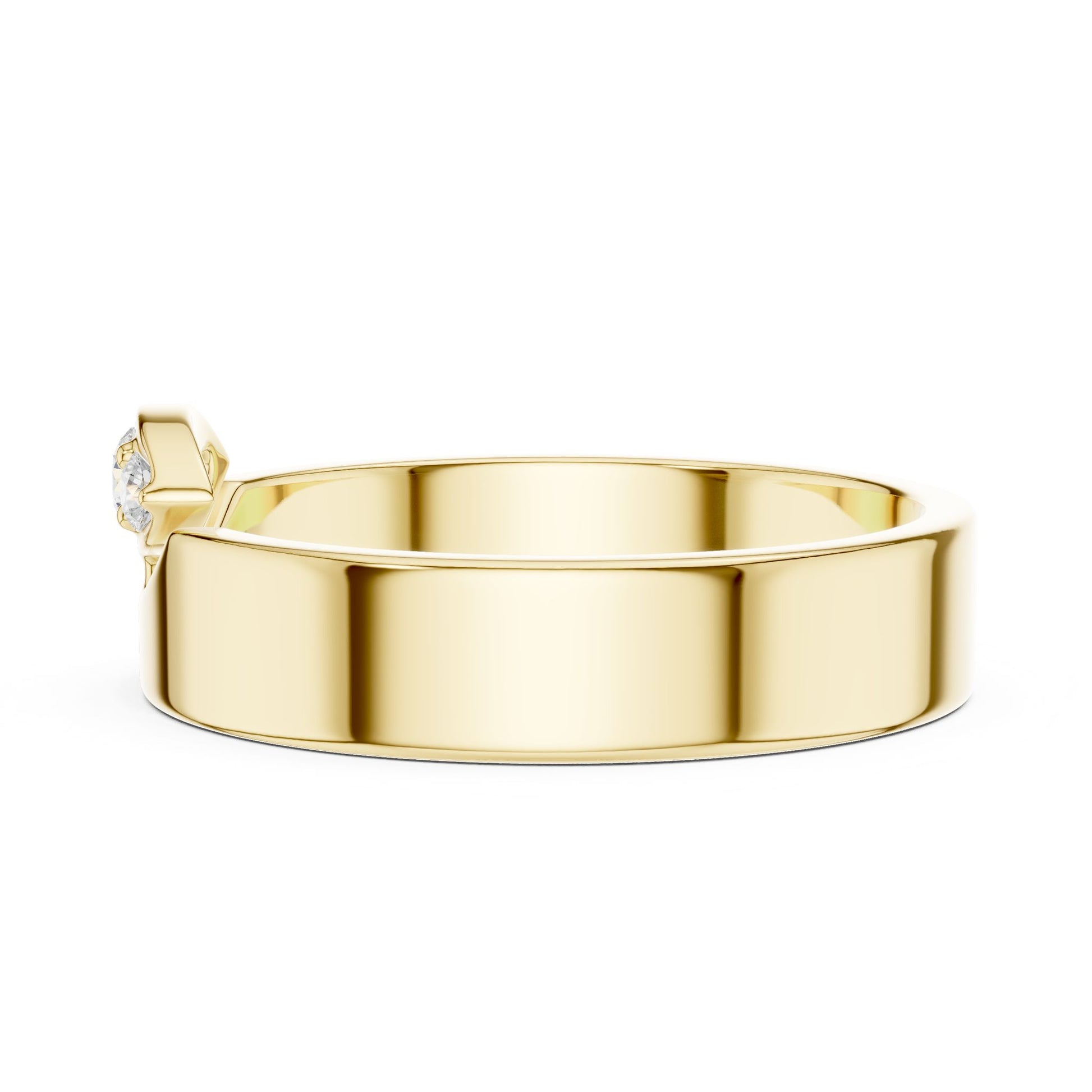 Women's Round Lab Grown Diamond Three-Stone Ring