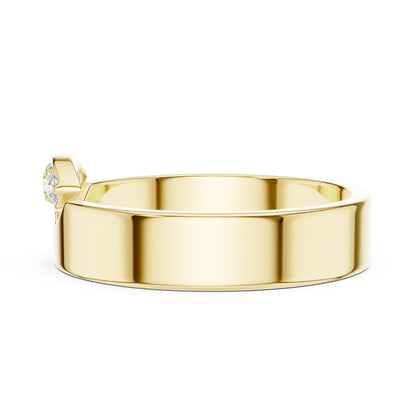 Women's Round Lab Grown Diamond Three-Stone Ring