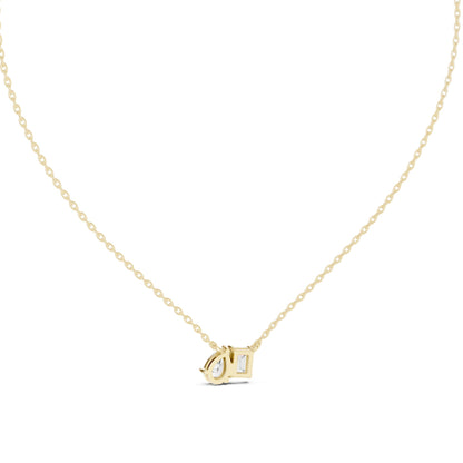 Round Lab Grown Diamond Three-Stone Pendant