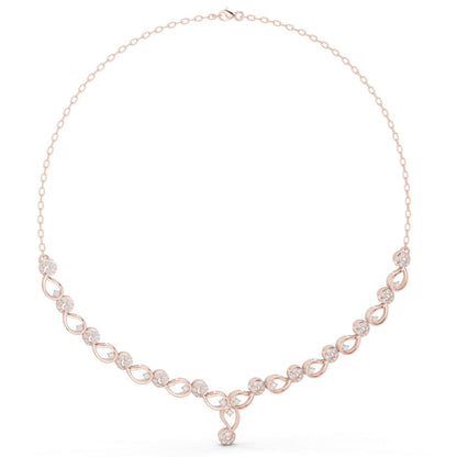 Round Lab Grown Diamond Vintage Pendant