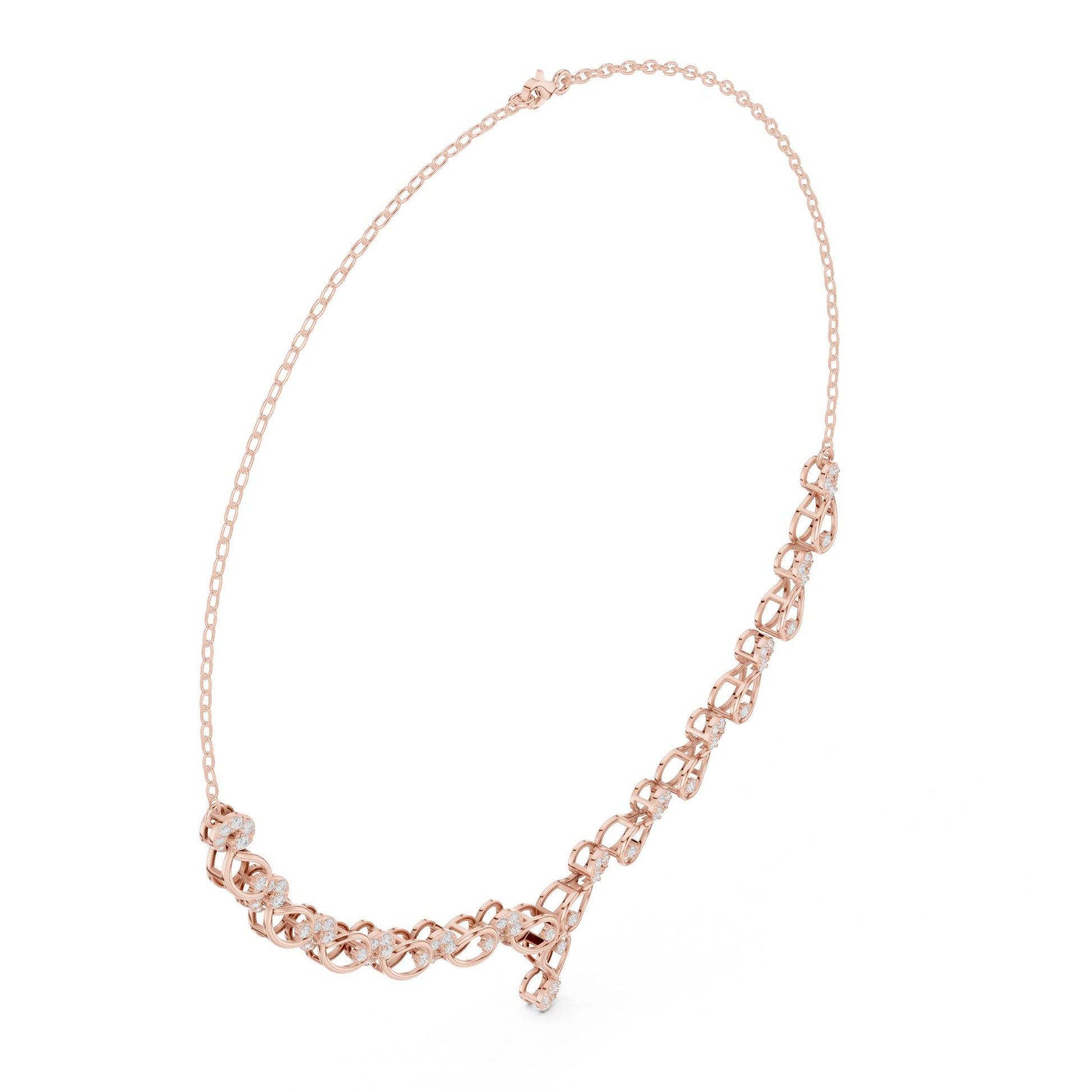 Round Lab Grown Diamond Vintage Pendant