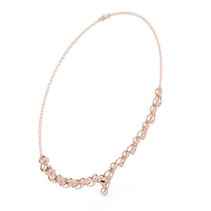 Round Lab Grown Diamond Vintage Pendant