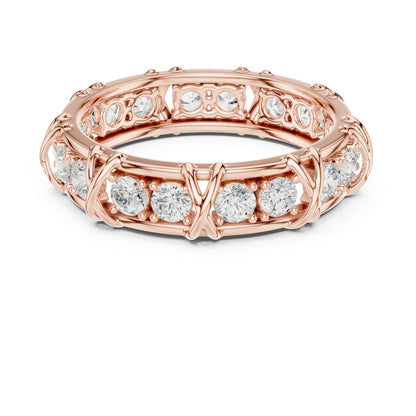 Men's Round Lab Grown Diamond Vintage Ring