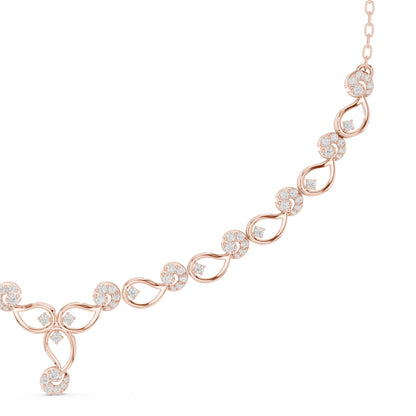 Round Lab Grown Diamond Vintage Pendant