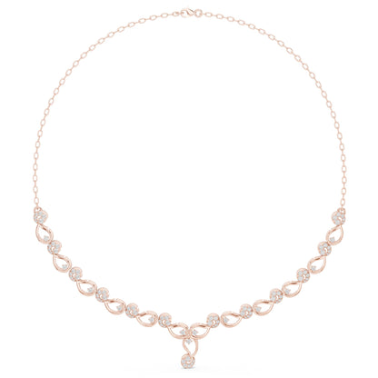 Round Lab Grown Diamond Vintage Pendant