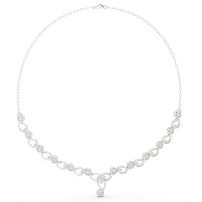 Round Lab Grown Diamond Vintage Pendant