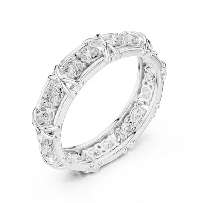 Men's Round Lab Grown Diamond Vintage Ring