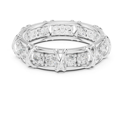 Men's Round Lab Grown Diamond Vintage Ring