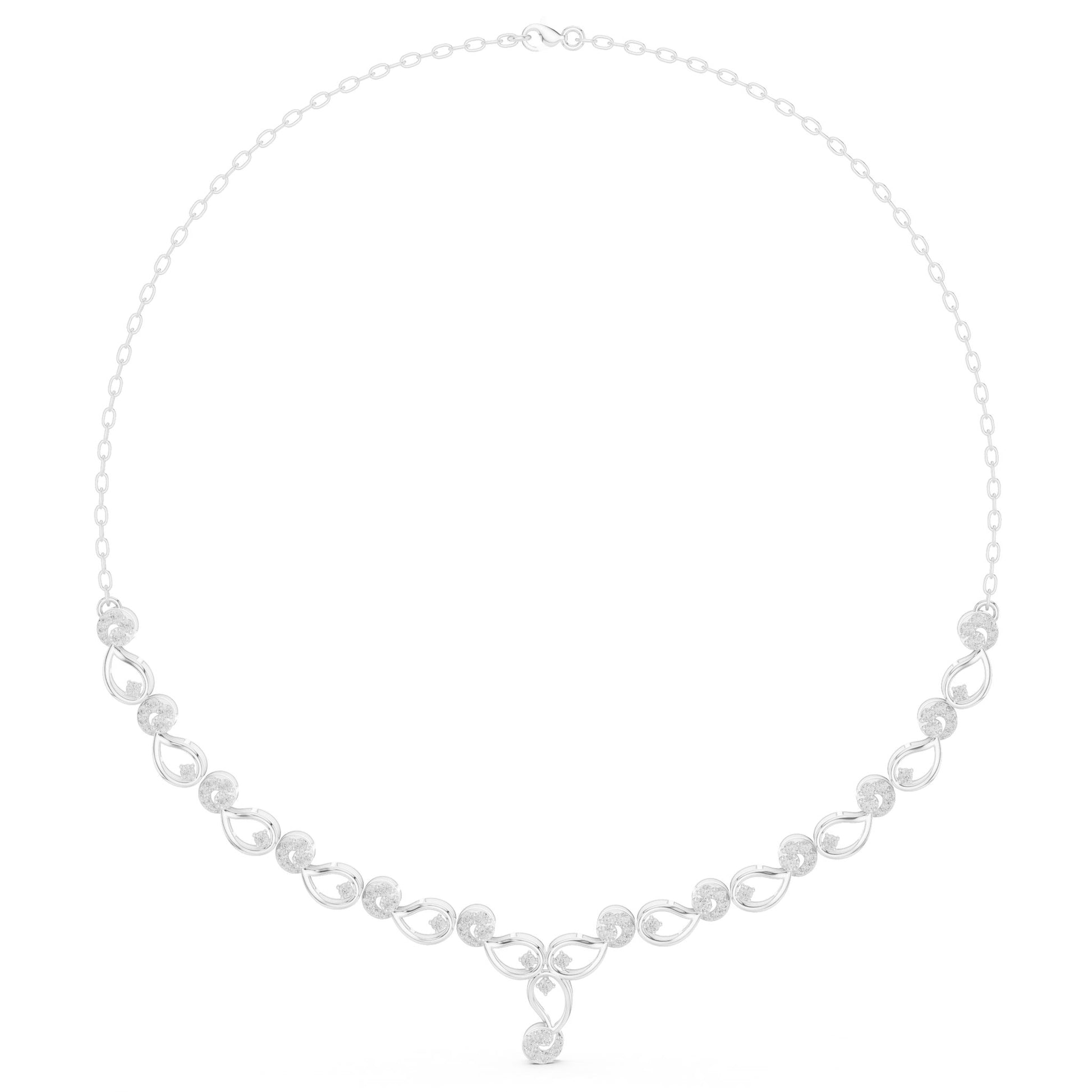 Round Lab Grown Diamond Vintage Pendant