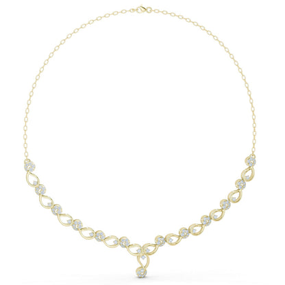 Round Lab Grown Diamond Vintage Pendant