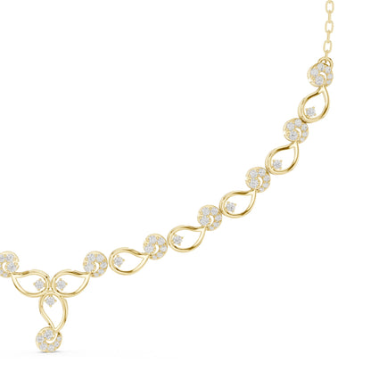 Round Lab Grown Diamond Vintage Pendant
