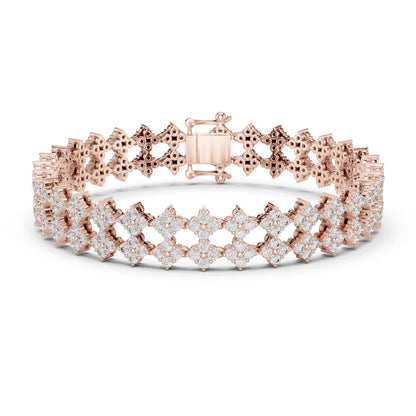 Round Bracelet Lab Grown Diamond Bracelet