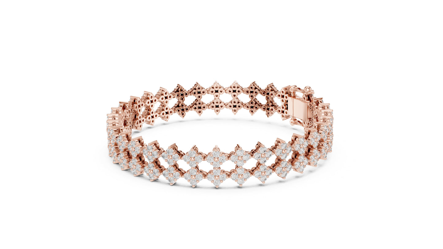 Round Bracelet Lab Grown Diamond Bracelet