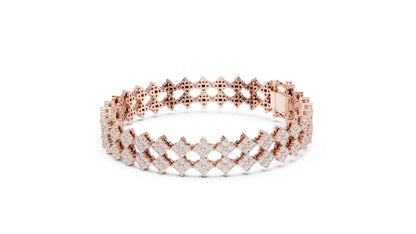 Round Bracelet Lab Grown Diamond Bracelet