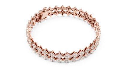 Round Bracelet Lab Grown Diamond Bracelet