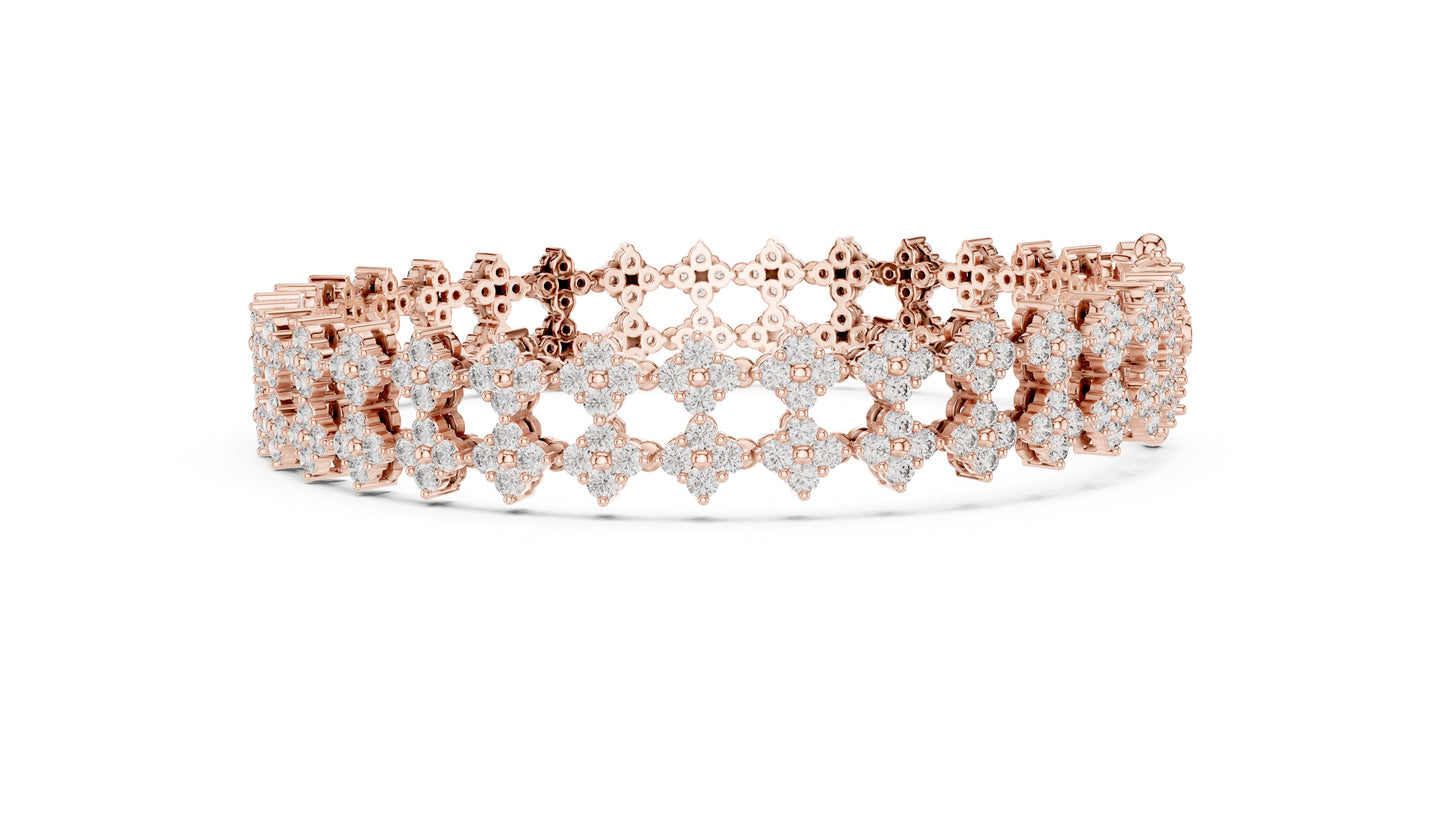 Round Bracelet Lab Grown Diamond Bracelet