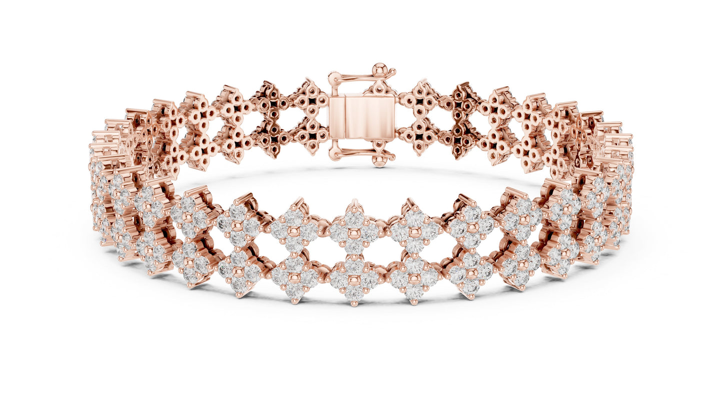 Round Bracelet Lab Grown Diamond Bracelet