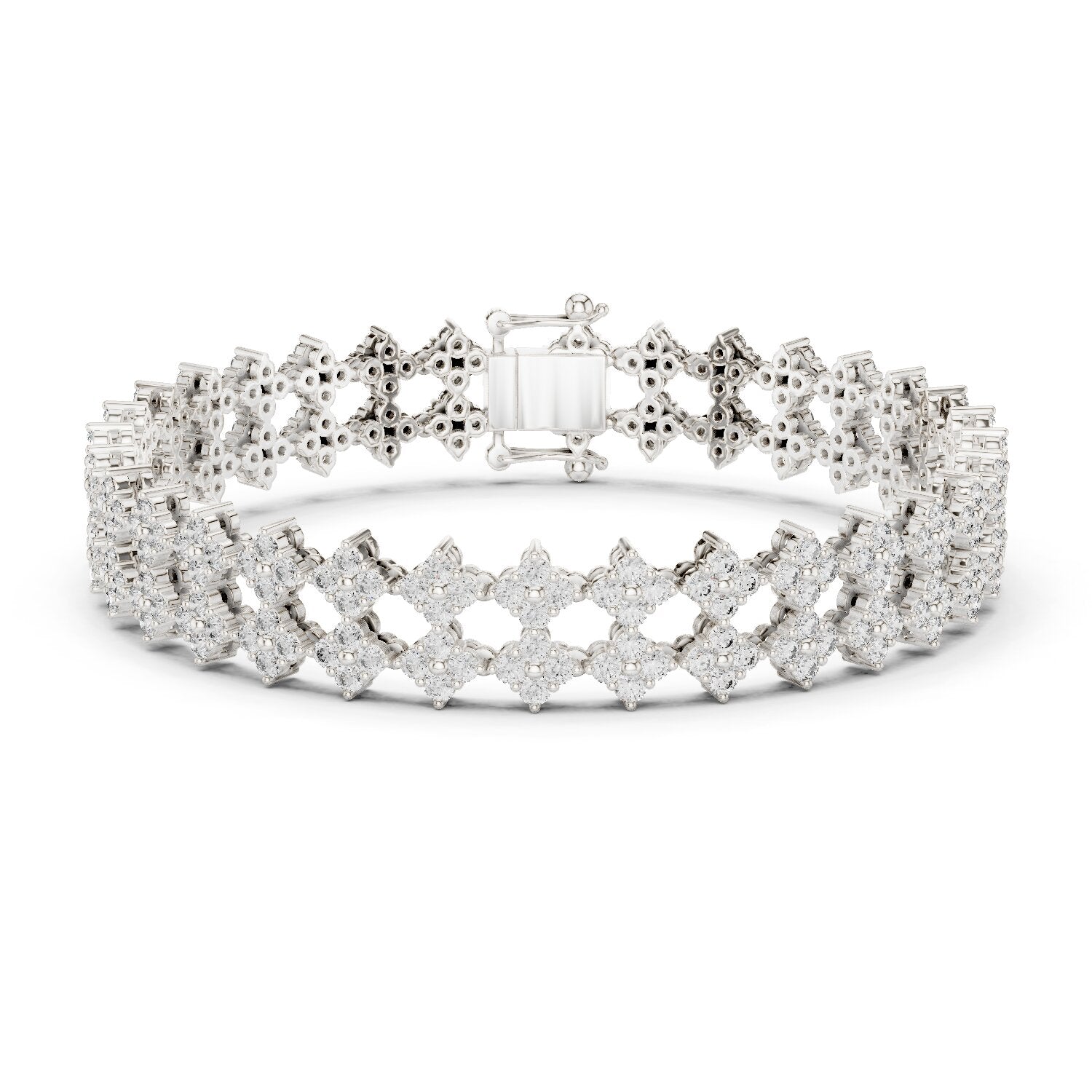 Round Bracelet Lab Grown Diamond Bracelet